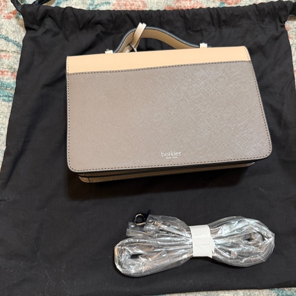 Botkier New York Neutral Colorblock Crossbody Bag - Picture 5 of 9